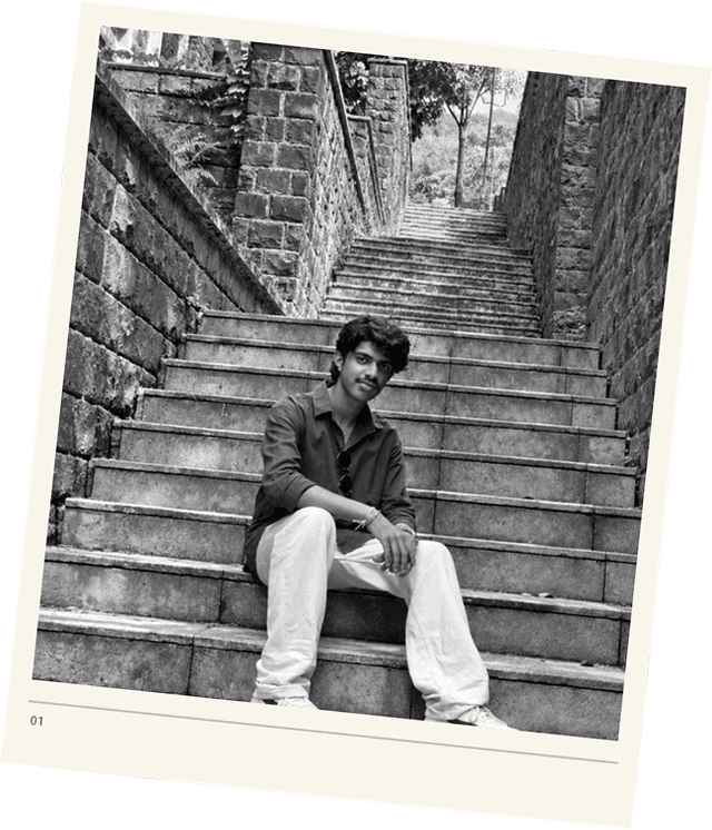Parth Mahadik on heritage stone stairs